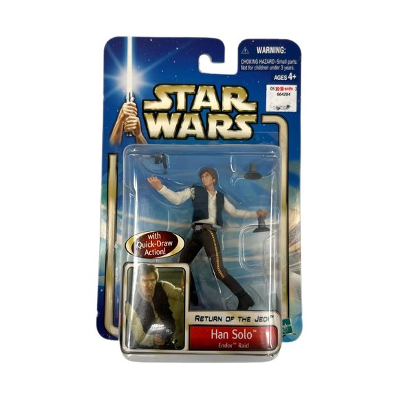 Hasbro Brown Star Wars Han Solo Figure | New With Tags - Picture 1 of 6